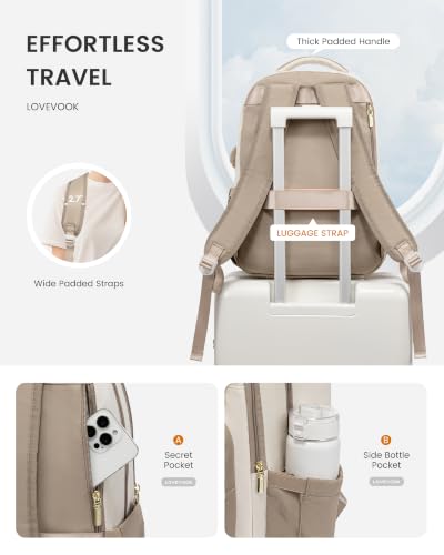 College Travel Bag with Large Water Bottle Holde