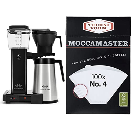 Black 1.25l & #4 White Paper Filters