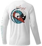 Palmyth Fishing Shirts for Men Long Sleeve Sun Protection Shirts UV UPF 50+ T-Shirt Quick Dry