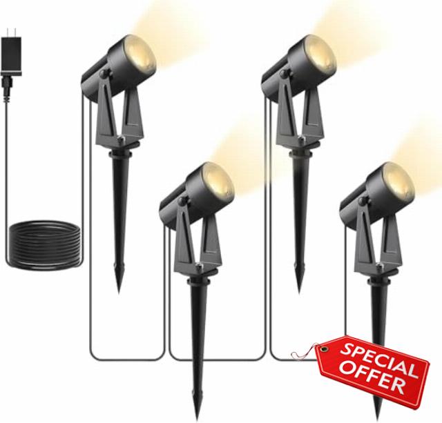 Svater 4 Pack Landscape Lighting Low Voltage