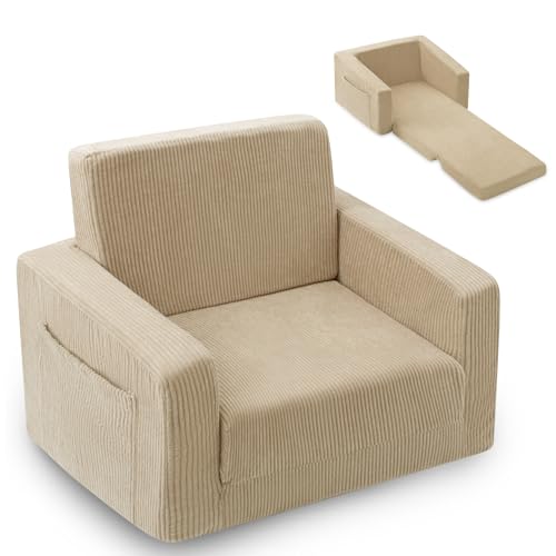 Cozy Corduroy Kids Sofa