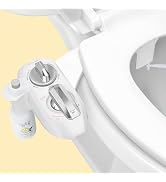 LUXE Bidet Whift 185 Bidet With Built-In Deodorizing Spray, Non-Electric Cold Water Bidet Attachm...