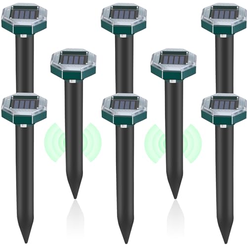 Ultrasonic Mole Repeller Stakes