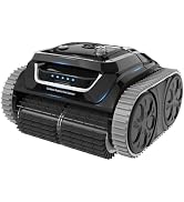 Hyson 100P Handheld Pool Spa Vacuum with Telescopic Pole, Rechargeable Hot Tub Cleaner, 60-Mins, ...