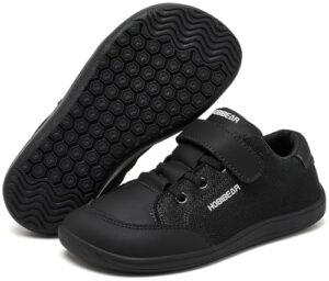 HOBIBEAR Kids Barefoot Shoes Wide Toe Box Zero Drop for Toddler Little Big Kid Boys Girls Walking Sneake