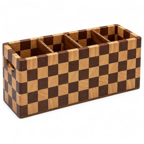 4-Compartment Crock Caddy with Handle
