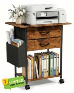 Faesun Printer Stand with Storage