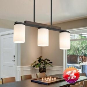 Mecgirn Farmhouse Dining Room Light Fixtures Over Table