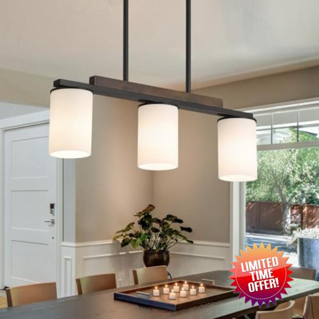 Mecgirn Farmhouse Dining Room Light Fixtures Over Table