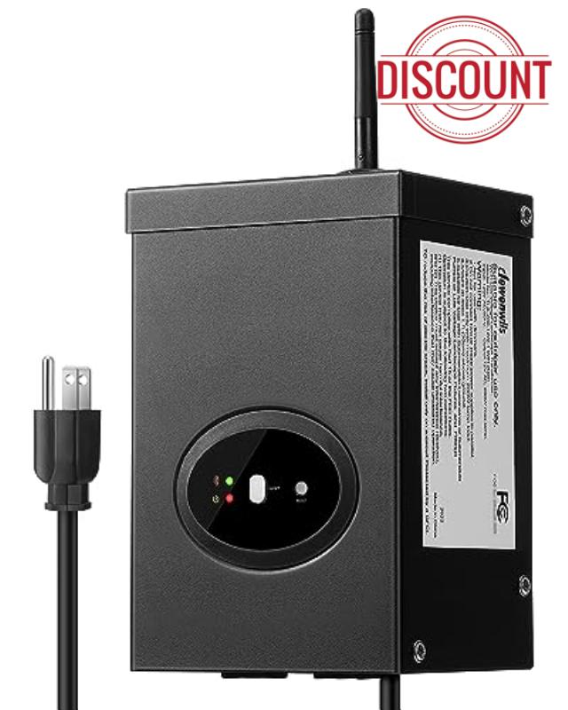 DEWENWILS 200W Smart Low Voltage Landscape Transformer