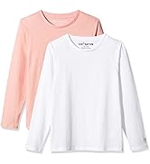 Kid Nation Kids Unisex 100% Cotton Tagless Short Sleeve V Neck T Shirts( 2 Packs or 3 Packs ) 4-1...