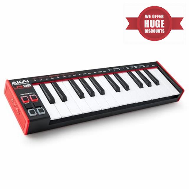 Akai Professional LPK25 - USB MIDI Keyboard Controller with 25 Responsive Synth Keys for Mac and PC