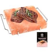 UMAID Himalayan Salt Block For Grilling, Cooking, Cutting and Serving,12X8X1.5 Food Grade Himalay...