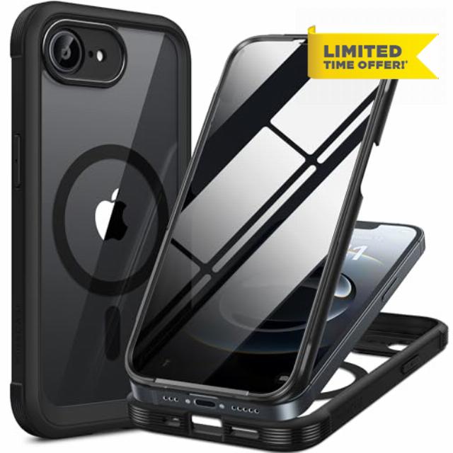 Miracase for iPhone 17e & 16e Case with Built-in Private Screen Protector