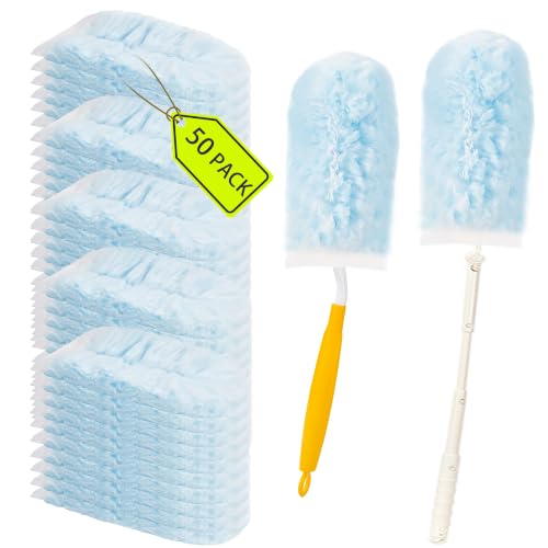Multisurface Heavy Duty Duster Replacements with 1 Short Handle and 1 Extenda Handle