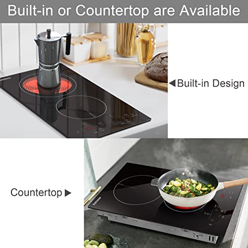120v Plug in Ceramic Cooktop