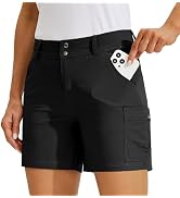 Willit Women's 4.5" Golf Shorts Quick Dry Outdoor Causal Shorts with Pockets Water Resistant