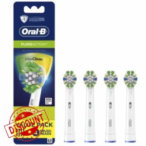 Oral-B Floss Action Replacement Brush Heads for an Oral-B Electric Toothbrush