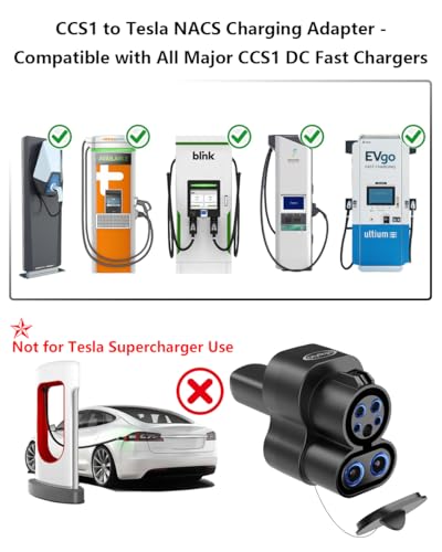 Compatible with CCS1 Level 3 Charging Stations