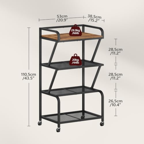 Rolling Storage Stand with Wheels