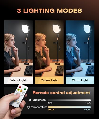 Selfie Light with Stand & Phone Holder