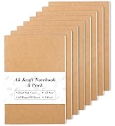 feela 5 Pack Notebooks Journals Bulk, Hardcover Classic Ruled Lined Journals with Pen Holder for ...