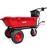 Electric Wheelbarrow Dump Cart Compatible with DeWalt 20V Battery,300W Brushless Motor Utility Ca...