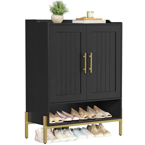 5-Tier Shoe Storage Organizer with Doors