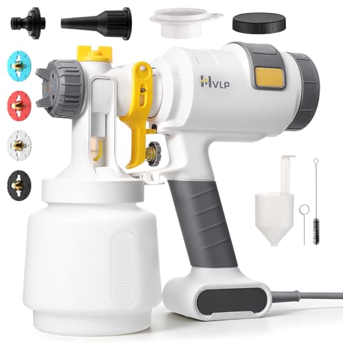 HVLP Spray Paint Gun with Cleaning & Blowing Joints