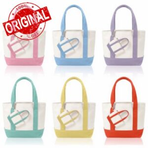 12 Pcs Mini Canvas Tote Bag Set