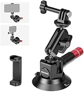 NEEWER Accessory Set Compatible with GoPro Hero Insta360 DJI AKASO Action Camera, Quick Change He...