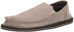 Sanuk Mens Hemp Sidewalk Surfer | High Rebound Comfort Footbed | Slip On Shoes for Men | Men's Slip-on Loafers