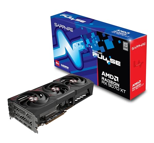 Sapphire 11348-03-20G Pulse AMD Radeon™ RX 9070 XT Gaming Graphics Card with 16GB GDDR6