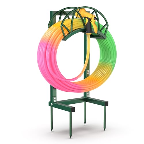 Freestanding Water Hose Reel Stand for Outside