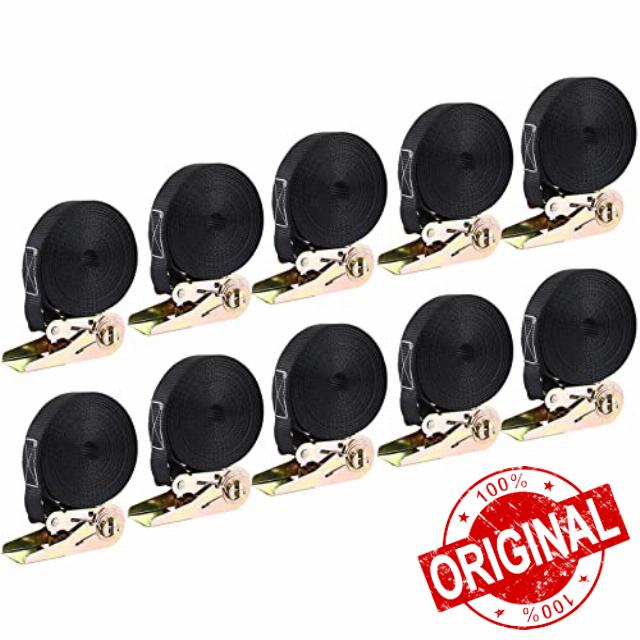 LIFERUN 10-Pack 1 in x 20 ft Endless Ratchet Straps