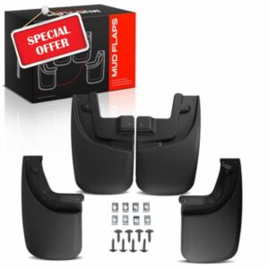 A-Premium Mud Flaps Compatible with Toyota Tacoma 2005-2015 Pickup(with Fender Flares)