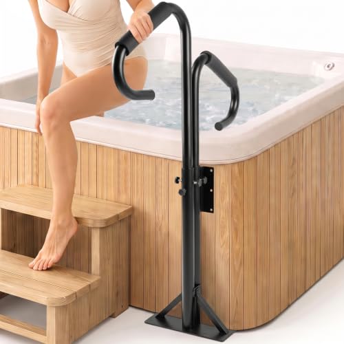 31"-61" Adjustable SPA Handrail with 360° Swivel
