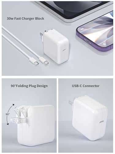 Foldable Block Macbook USB C Charger Fast Charging for Macbook Air M5/M4/M3/M2/M1