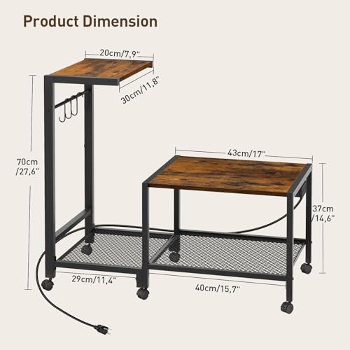 2-Tier PC Tower Stand for Floor