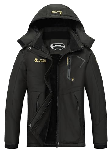 MOERDENG Women's Waterproof Ski Jacket Warm Winter Snow Coat Mountain Windbreaker Hooded Raincoat Jacke