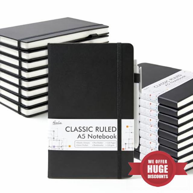 feela 18 Pack Journal Notebook for Work
