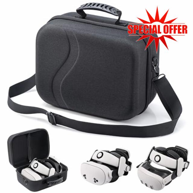 Large Carrying Case for Meta Quest 3S/3