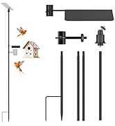 Smart Bird Feeder with Camera Solar Powered, 2.5K HD Birdwatching Camera with Free AI Bird Identi...