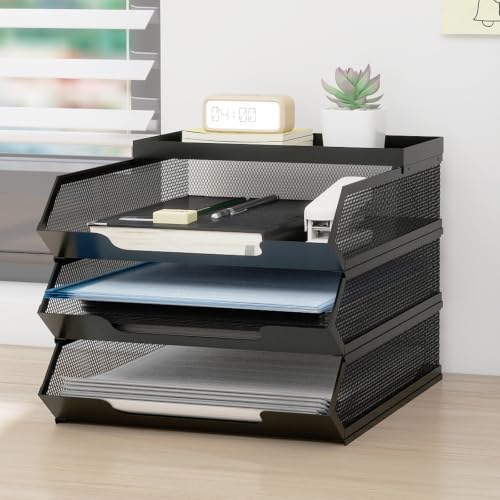Black | Desk Organizer for Office Supplies