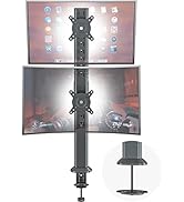 HEMUDU Single Desk Monitor Arm Mount Stand Fit for 13 inch to 32 inch Flat Curved Computer Screen...