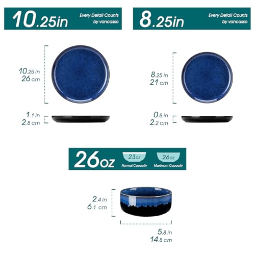 Ceramic Plates and Bowls Set