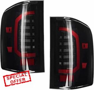 LED Tail Lights Compatible with 2007-2013 Chevy Silverado 1500 2007-2014 Silverado 2500 HD/3500 HD