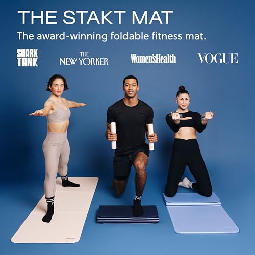 Premium Foldable Exercise & Workout Mat with Non-Slip Surface