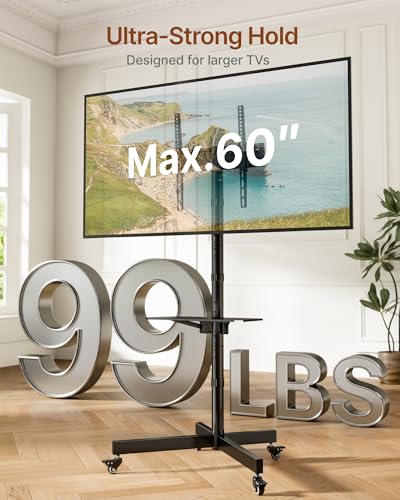 Supports 121 lbs (99 lbs TV + 22 lbs Shelf)
