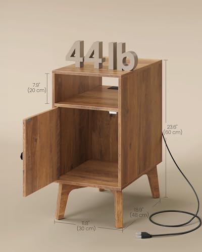 Nightstand with Tapered Legs